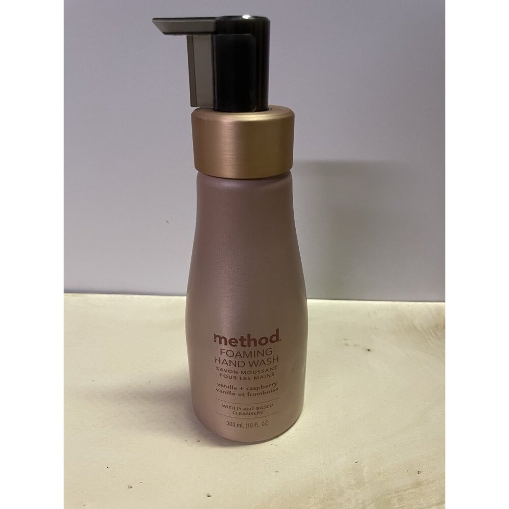 Method Foaming Hand Wash Aluminum Bottle Vanilla Raspberry - 10 Fl oz